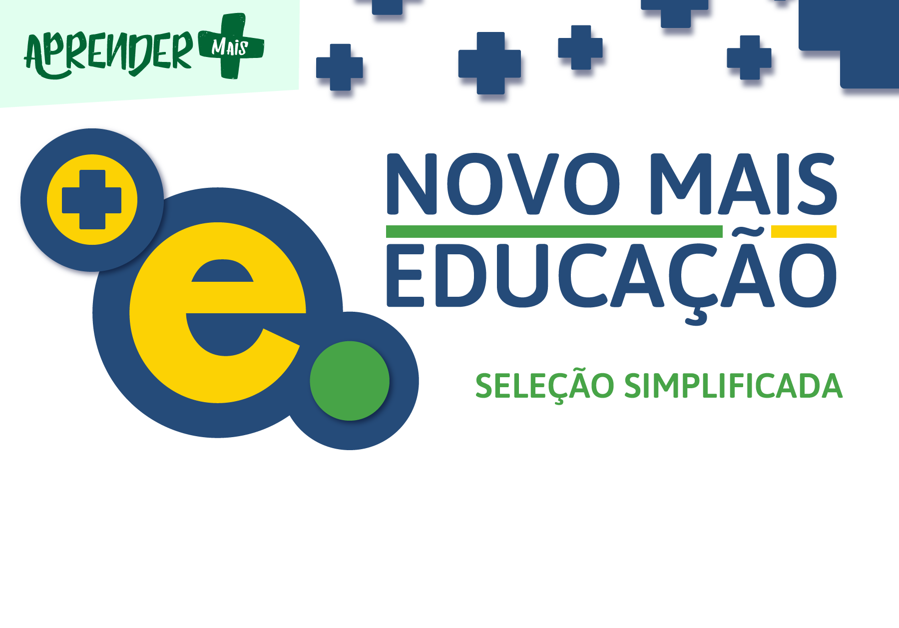 identidade visual do programa Novo Mais Educação